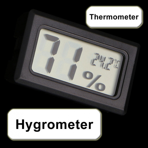 Digital Hygrometer Thermometer, eigene Stromversorgung, Anti-Schimmel-Schutz